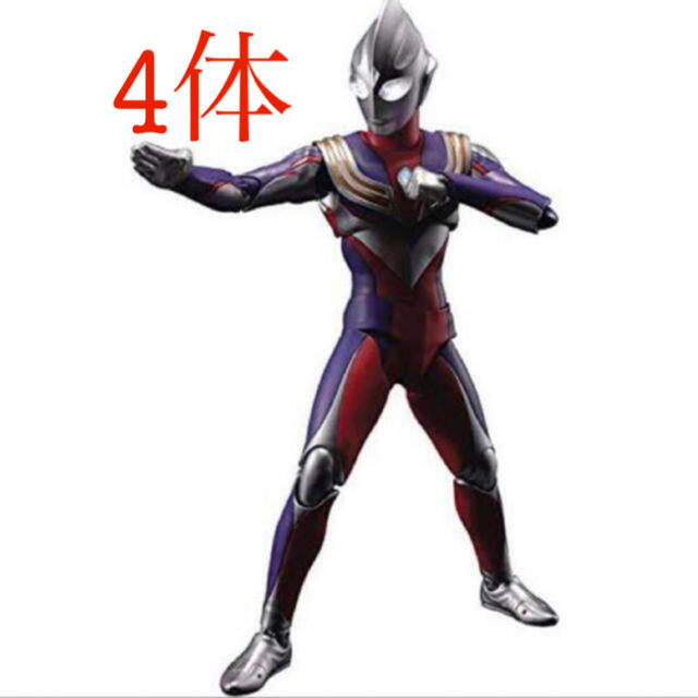 新品未開封　ウルトラマンティガ　真骨彫　3体セット