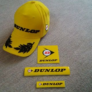 ダンロップ(DUNLOP)の大幅値下げ　　ダンロップ帽子　　ステッカーのおまけ付き　(ステッカー)