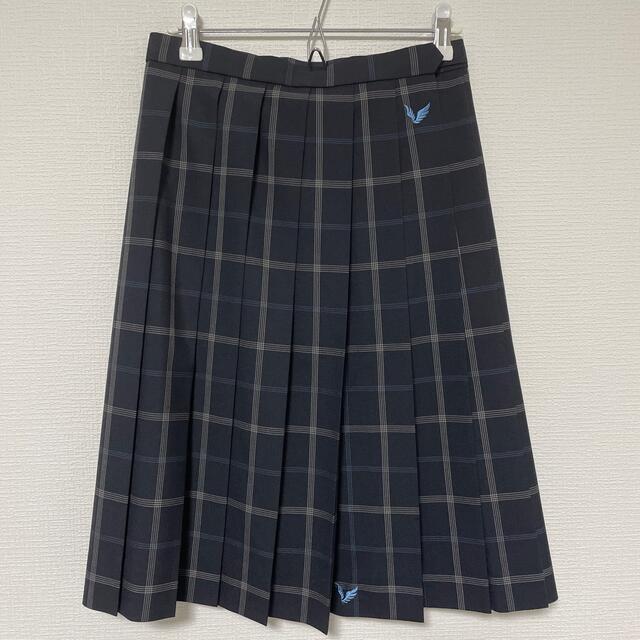 高校制服　スカート　比翼刺繍　 レディースのスカート(ひざ丈スカート)の商品写真