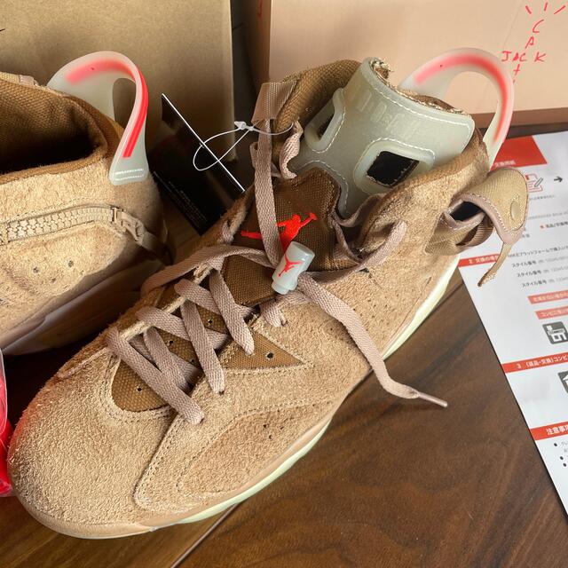 NIKE(ナイキ)のNIKE AIR JORDAN6 エアージョーダン 6 トラヴィススコット メンズの靴/シューズ(スニーカー)の商品写真