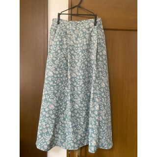 ショコラフィネローブ(chocol raffine robe)の花柄　ロングスカート(ロングスカート)