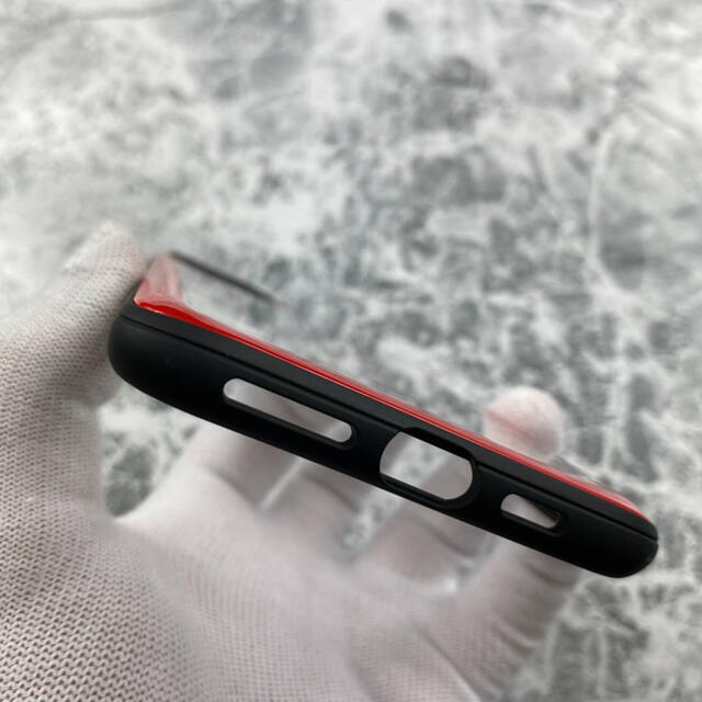 新品　未使用　iPhone 11 pro Max クリアケース　赤 スマホ/家電/カメラのスマホアクセサリー(iPhoneケース)の商品写真