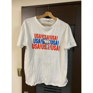 レアアイテム☆半袖Tシャツ Mサイズ MADE IN USA SNOOPY