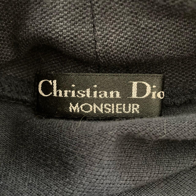 Christian Dior(クリスチャンディオール)のDior モックネック 長袖カットソー ヴィンテージ  古着 90s 80s  レディースのトップス(シャツ/ブラウス(長袖/七分))の商品写真