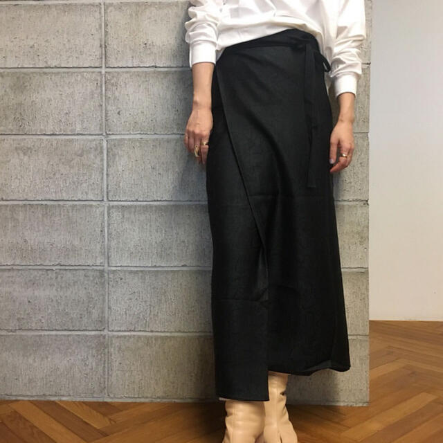 fumika uchida ラップスカート　エプロンスカート