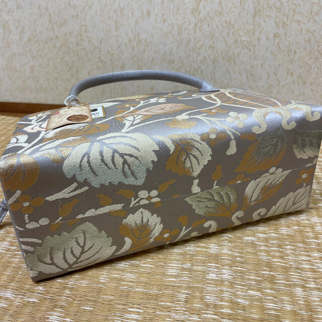 新品 正絹 西陣織 帯地使用 和装バッグ ハンドバッグ 訪問着 付け下げ