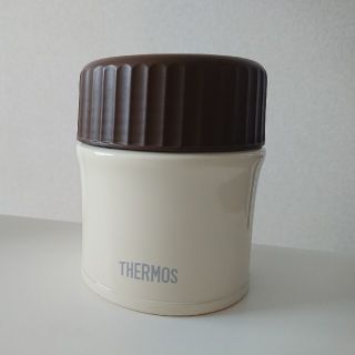 サーモス(THERMOS)のサーモス 真空断熱スープジャー 300ml ホワイト JBU-300 WH(弁当用品)