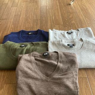 ユニクロ(UNIQLO)のユニクロ セーター 5枚組 サイズ L(ニット/セーター)