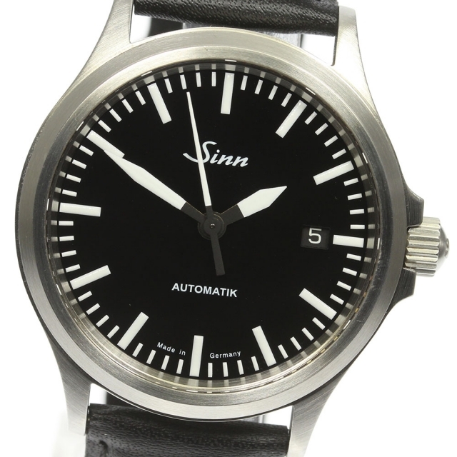 SINN(シン)の☆美品 ★保 ジン  デイト 556M 自動巻き メンズ 【中古】 メンズの時計(腕時計(アナログ))の商品写真