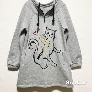 スカラー(ScoLar)の【SCOLAR】スカラー バックスリット ジップアップ スウェット(トレーナー/スウェット)