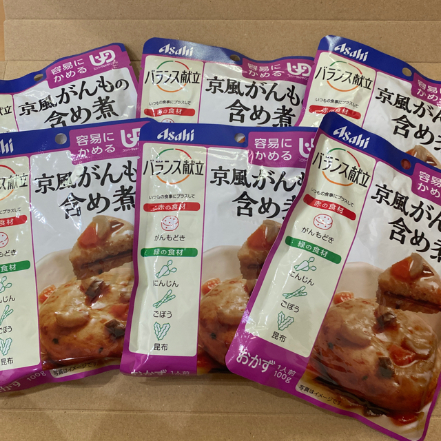 アサヒ(アサヒ)の専用です！アサヒなめらかおかず12袋 食品/飲料/酒の加工食品(レトルト食品)の商品写真