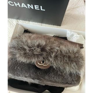 シャネル(CHANEL)の極美品 CHANEL ファー　チェーンショルダーバッグ 秋冬 (ショルダーバッグ)