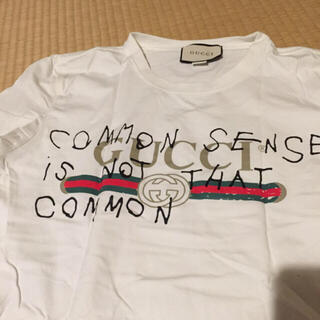 グッチ(Gucci)の フロントロゴ Tシャツ  美品(Tシャツ/カットソー(半袖/袖なし))