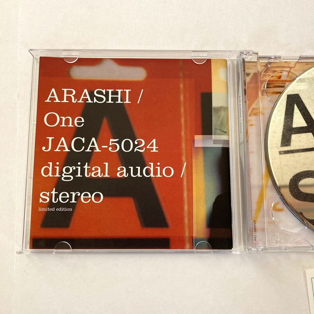 「One」嵐　初回限定盤　CD+DVD 6