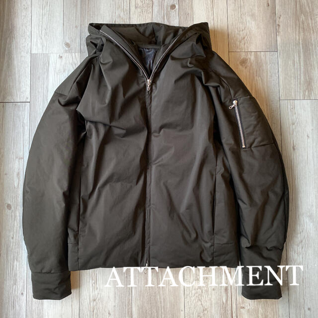 【超美品】ATTACHMENT ダウン グレージュ size 2ジャケット/アウター