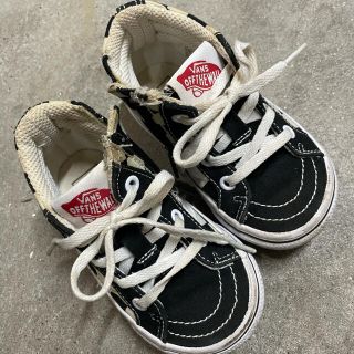 ヴァンズ(VANS)のvans 14.0cm SK8-HI ハイカット チェック(スニーカー)