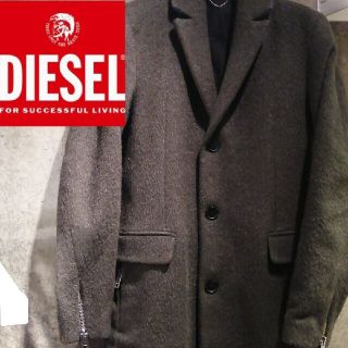 ディーゼル(DIESEL)の【モヘア　ビックジッパー】DIESELチェスターコート　ZARA HARE(チェスターコート)