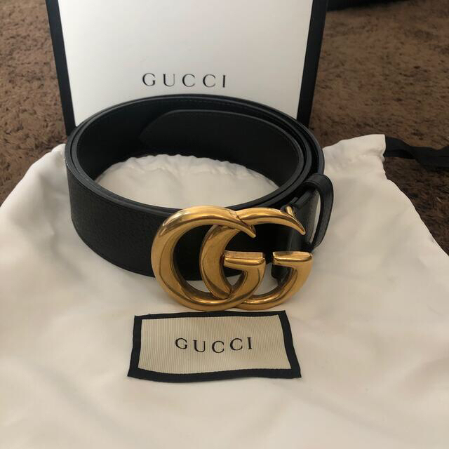 Gucci - GUCCI ベルト (ダブルGバックル)の通販 by kou's shop|グッチ
