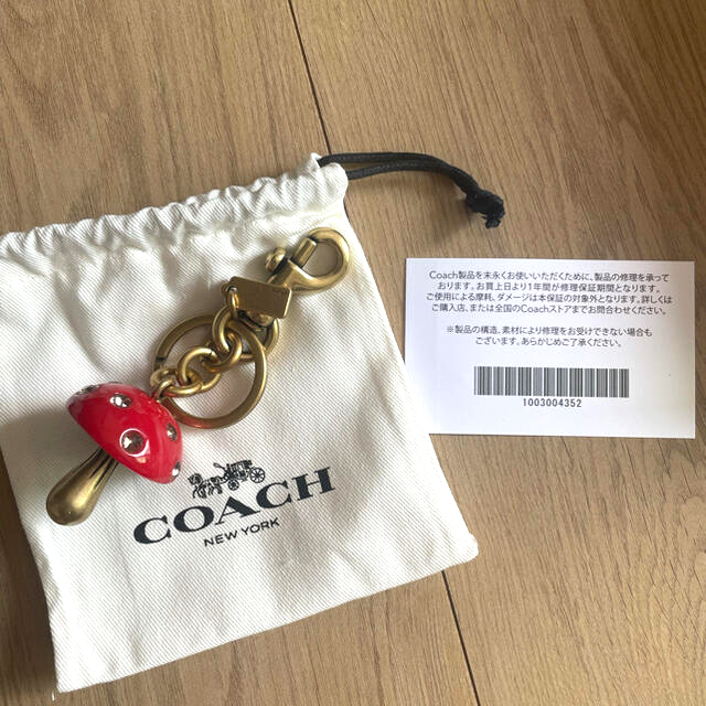 レジン╤ 大幅値下 気まぐれCOACHマッシュルームキーホルダー ⊹きました