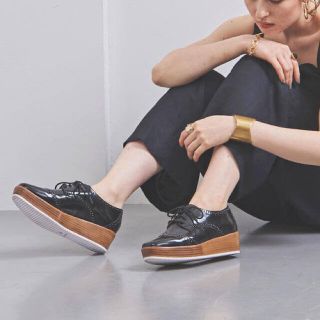 ユナイテッドアローズ(UNITED ARROWS)のユナイテッドアローズ オックスフォードシューズ レースアップ エナメル(ローファー/革靴)