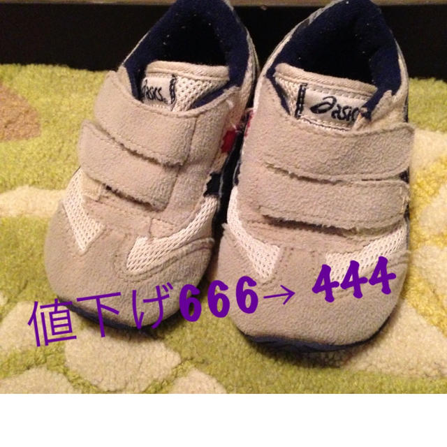 asics(アシックス)のasicsベビーシューズ キッズ/ベビー/マタニティのキッズ靴/シューズ(15cm~)(その他)の商品写真