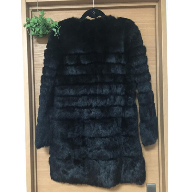LE CIEL BLEU(ルシェルブルー)の未使用タグ付き‼︎☆ENCHANTEMENT☆ラビットファー コート レディースのジャケット/アウター(毛皮/ファーコート)の商品写真