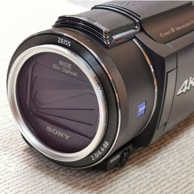 SONY FDR-AX60「動作確認のみ 保護レンズ付4Kビデオ」 | www