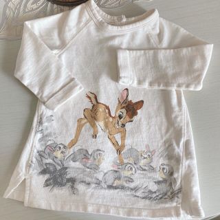 エイチアンドエム(H&M)の新品✨バンビ✨秋冬春エーライントレーナー✨(Tシャツ/カットソー)