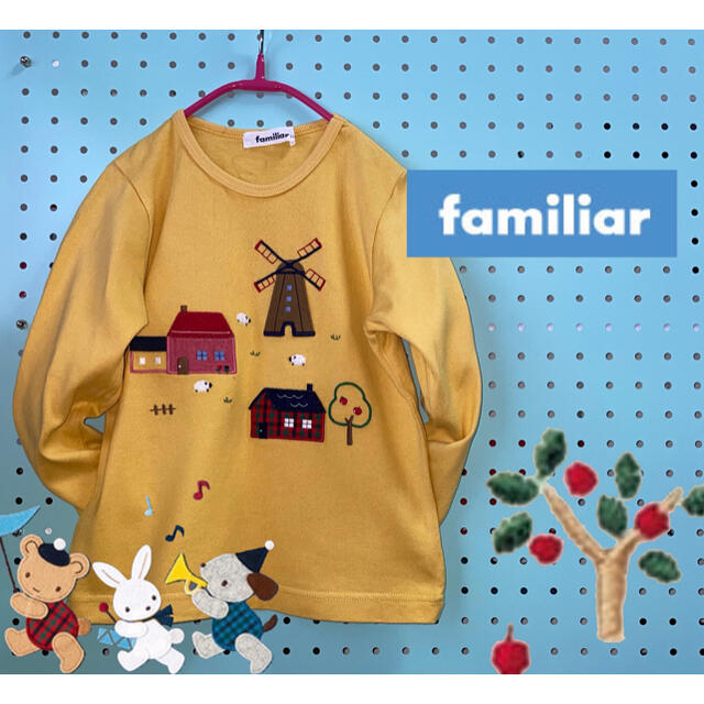 familiar(ファミリア)のfamiliar  ファミリア　ロングスリーブTシャツ　110cm キッズ/ベビー/マタニティのキッズ服女の子用(90cm~)(Tシャツ/カットソー)の商品写真