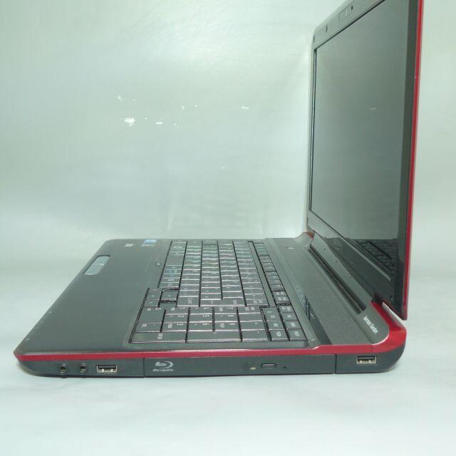 赤色 ノートPC V65/86LK 4GB 500GB Blu-ray 無線