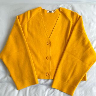 ユニクロ(UNIQLO)の【美品】ミラノリブVネックカーディガン S(カーディガン)