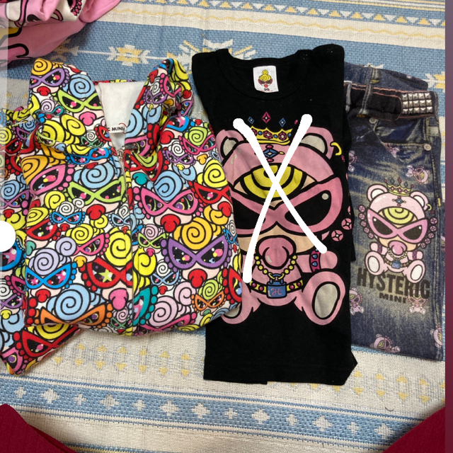 HYSTERIC MINI(ヒステリックミニ)のセット キッズ/ベビー/マタニティのキッズ服女の子用(90cm~)(Tシャツ/カットソー)の商品写真