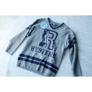 ヒステリックグラマー(HYSTERIC GLAMOUR)のHysteric Glamour ロゴ ニット サイズS  未使用品(ニット/セーター)