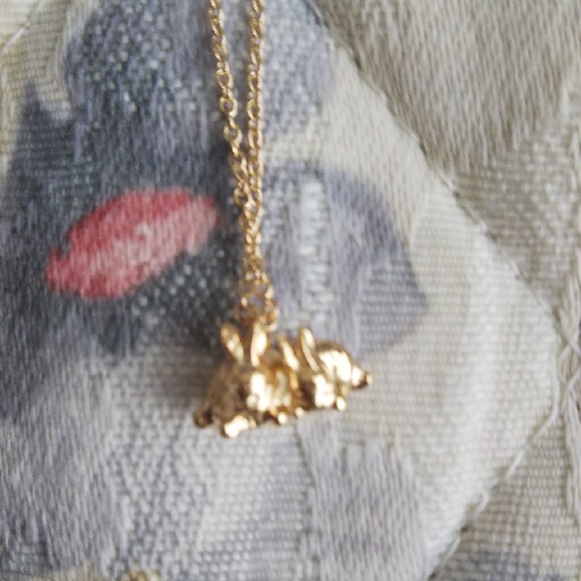 franche lippee(フランシュリッペ)のfranche lippée うさぎ ネックレス レディースのアクセサリー(ネックレス)の商品写真