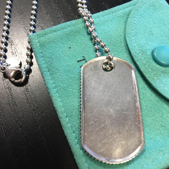 激安大特価SALE Tiffany ボールネックレス コインエッジ ドッグタグの