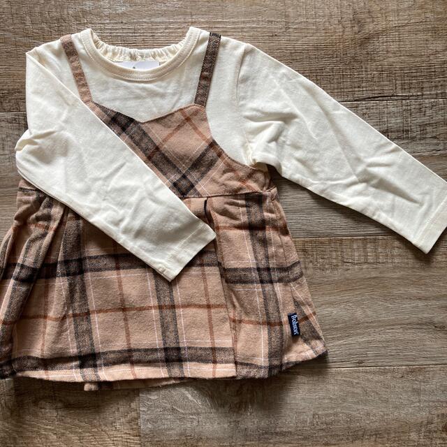 キムラタン(キムラタン)のカットソー　新品未使用 キッズ/ベビー/マタニティのキッズ服女の子用(90cm~)(Tシャツ/カットソー)の商品写真