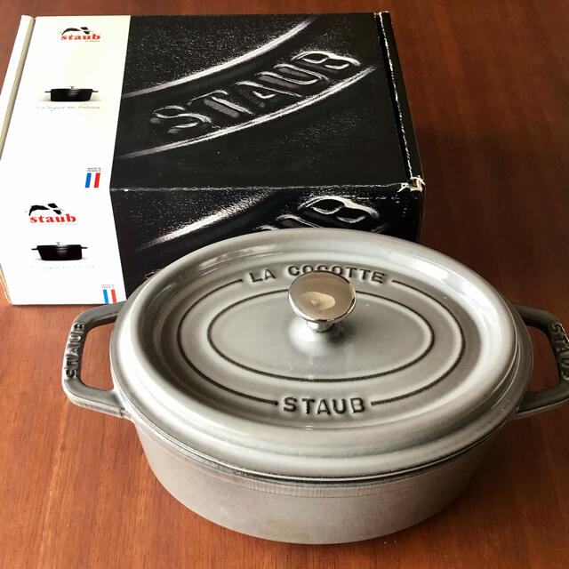 ☆STAUB☆ ピコ ココット オーバル 23cm グラファイトグレー 開店記念