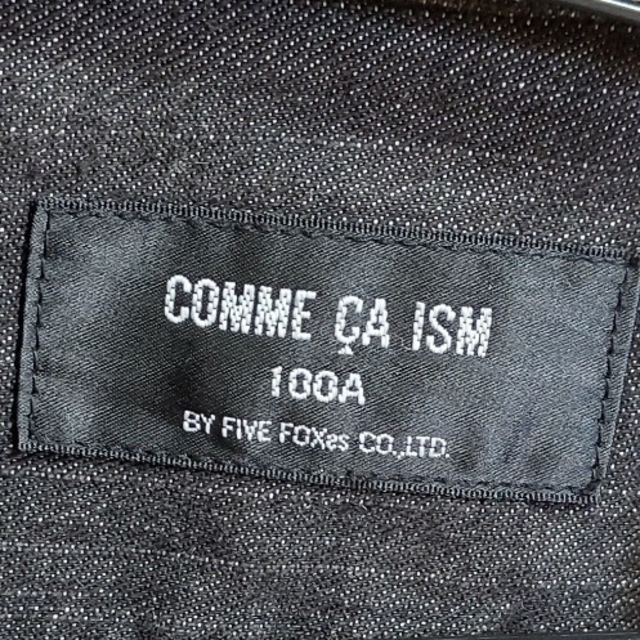 COMME CA ISM(コムサイズム)の男児　１００cm　ブラックGジャン キッズ/ベビー/マタニティのキッズ服男の子用(90cm~)(ジャケット/上着)の商品写真