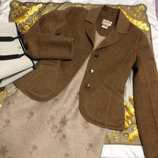 エルメス(Hermes)のエルメスジャケット(カシミヤ100%)★レディース(テーラードジャケット)