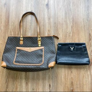 ヴァレンティノ(VALENTINO)のr1472 ヴァレンティノ トートバッグ クラッチポシェット 2点 まとめ売り(トートバッグ)