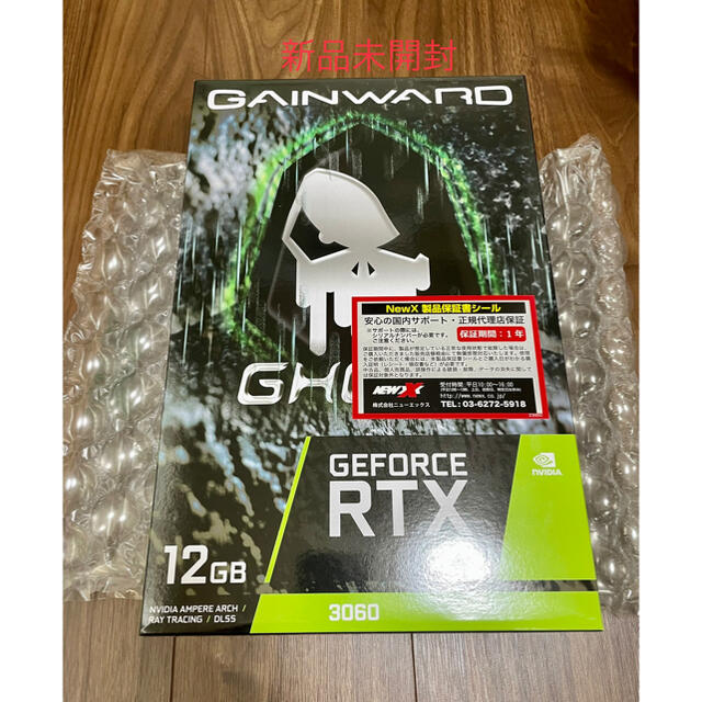 オリジナル GeForce 新品 RTX Ghost（LHR）グラフィックボード 3060 PCパーツ
