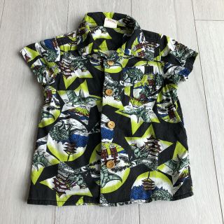 ジャンクストアー(JUNK STORE)のジャンクストアー　JUNKSTORE アロハシャツ　半袖シャツ　90(Tシャツ/カットソー)