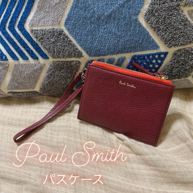 Paul Smith(ポールスミス)の【秋色✴︎ワインレッド】値下げ★ポールスミス　パスケース　定期入れ メンズのファッション小物(名刺入れ/定期入れ)の商品写真