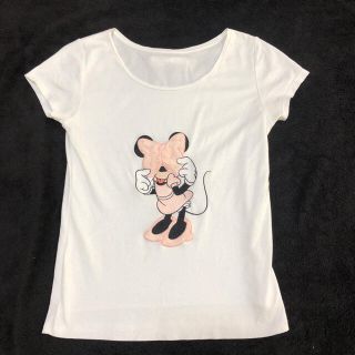 ミシェルマカロン(michellMacaron)の★ミシェルマカロン×ディズニーコラボ★ミニーちゃんTシャツ(カットソー(半袖/袖なし))