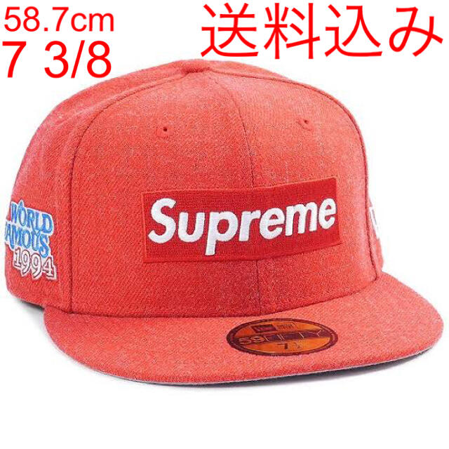 Supreme(シュプリーム)のSupreme New Era World  Famous Box Logo 赤 メンズの帽子(キャップ)の商品写真