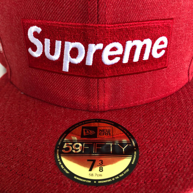 Supreme(シュプリーム)のSupreme New Era World  Famous Box Logo 赤 メンズの帽子(キャップ)の商品写真