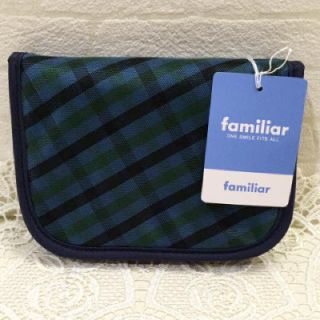 ファミリア(familiar)の♡新品 タグ付き♡ familiar 財布 ファミリア ウォレット チェック(財布)