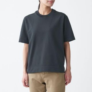 ムジルシリョウヒン(MUJI (無印良品))の無印良品 MUJI ＵＶカット強撚半袖ニットＴシャツ(Tシャツ(半袖/袖なし))