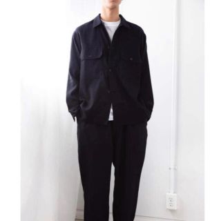 COMOLI - COMOLI 20AW カシミヤ和紙CPOジャケット 1の通販 by ...