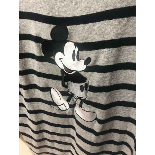 moussy(マウジー)のDISNEY x MOUSSY MICKEYMOUSE 薄手ニットカットソー レディースのトップス(ニット/セーター)の商品写真